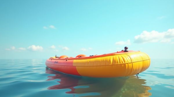 Kayak gonfiabile 2 posti per avventure in acqua